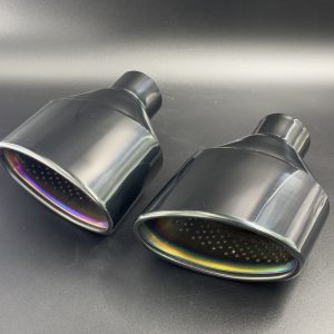 Colas dobles ovales negras 95x152mm DCC03456N-SET