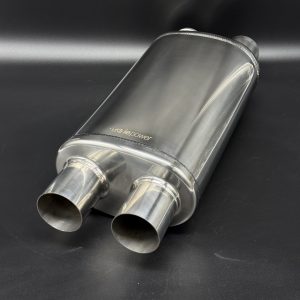 Silenciador doble entrada 2 x 60